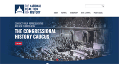Desktop Screenshot of historycoalition.org